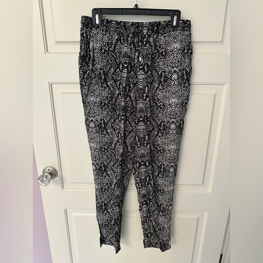 Michael Stars Snakeskin Print Pants
